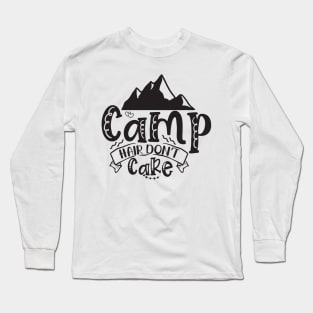 Cool Camping Hiking Adventure Long Sleeve T-Shirt